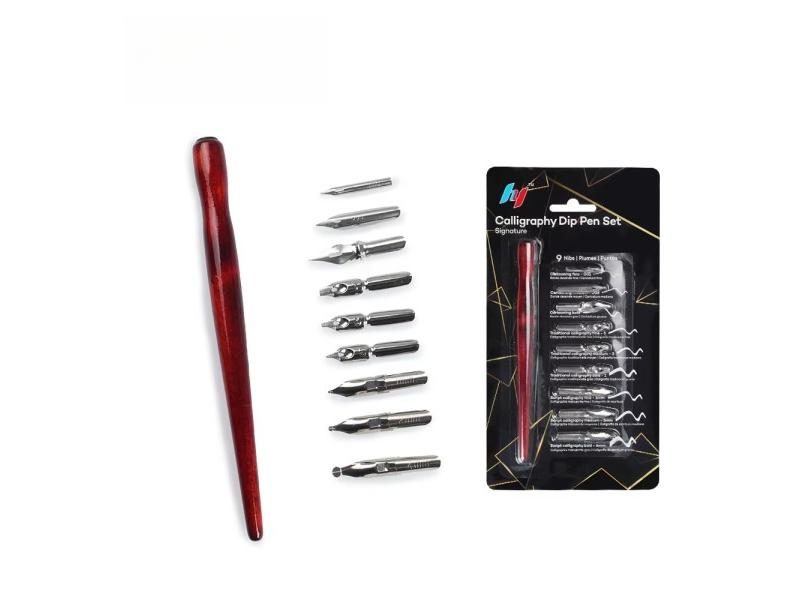 SeamiArt 9pcs. Pen Nib 1pcs. Penholder Dip Pen Set For Cartoon Animation Carousel 1