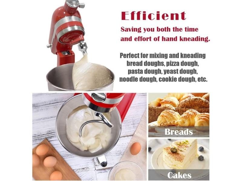 Spiral Dough Hook Dough Hook Replacement For Kitchenaid 4.5-5 Quart Tilt-Head Carousel 2