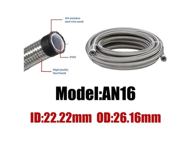AN4 AN6 AN8 AN10 AN12 AN16 AN20 Universal Fuel Hose Oil Gas Cooler Line Pipe Carousel 1