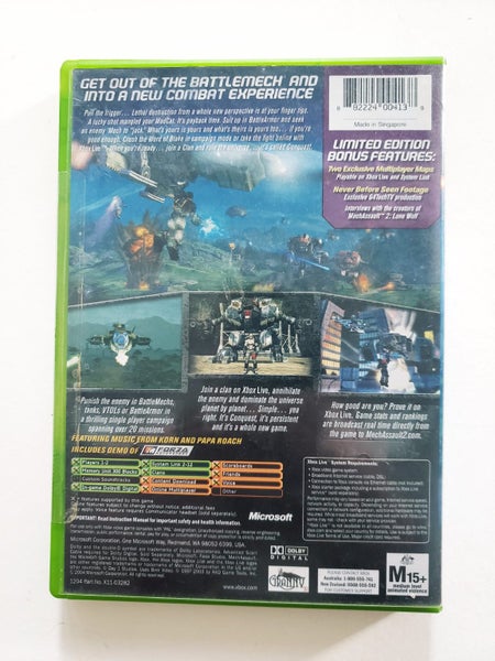 MechAssault 2: Lone Wolf Limited Edition / Xbox / GC Carousel 6