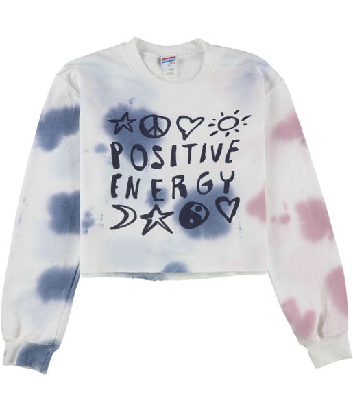 Junk Food Womens Positive Energy Crop Sweatshirt, NWT Carousel 5