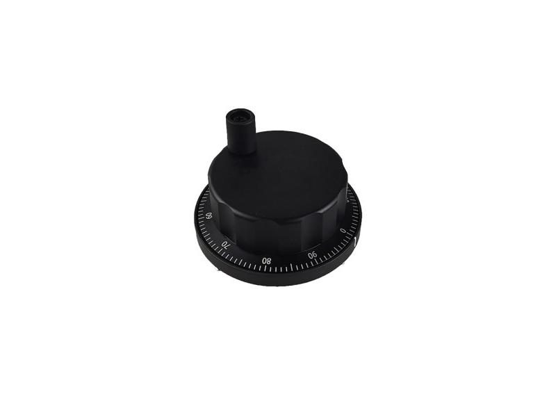 CNC Pulse Generator Handwheel 5V 60mm Black White 100 Pulse Manual Pulse Carousel 1