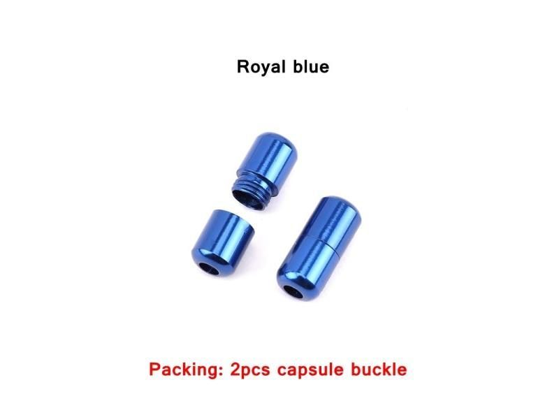 2Pcs/1Set Metal Capsule Lock Accessories Elastic Shoelaces For Sneakers No Tie Carousel 1