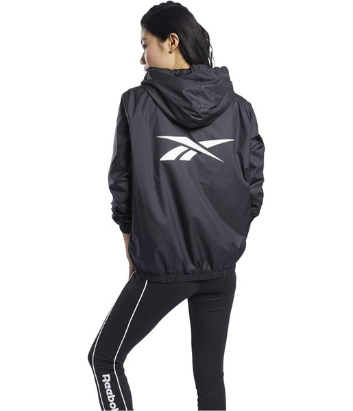 Reebok Womens Classic Vector Windbreaker Jacket Carousel 2