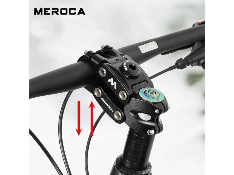 MEROCA MTB Mountain/Road Bike Suspension Stem 90/50MM Off-Road Touring Cycling Carousel 1