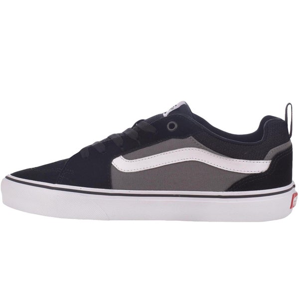 Vans Mens Filmore Low Rise Canvas Skater Colourblock Sneakers Trainers - Black Carousel 2