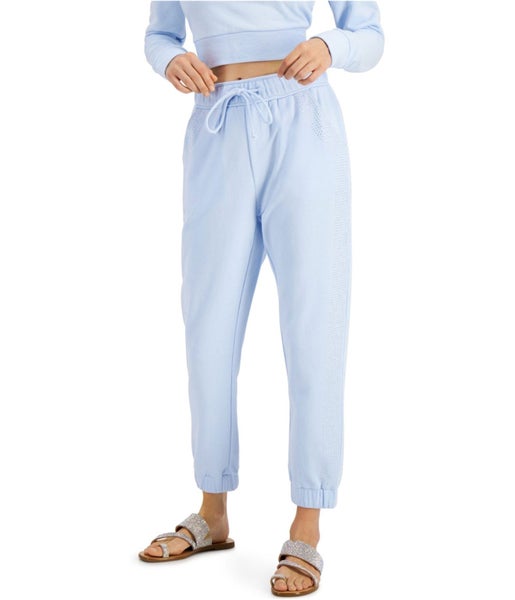 I.N.C Womens Micro-Studded Casual Jogger Pants Carousel 1
