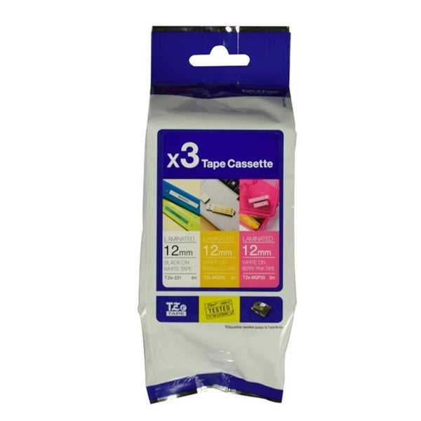 Brother 12Mm Tape Multi Pack - Multi Colour (BCL633) Carousel 1