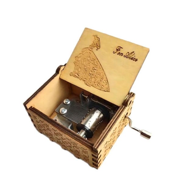 Wooden musical box - For Alice Carousel 1