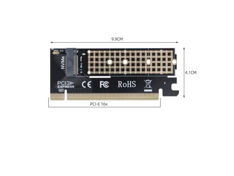 PCIE NVME Adapter M2 PCI Express 3.0 X1 X4 X8 X16 Expansion Card Riser Carousel 1