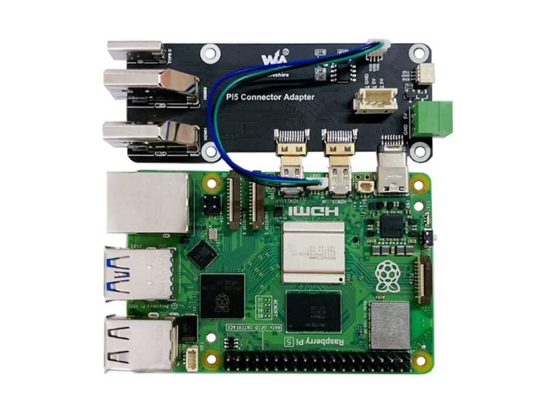 Raspberry Pi 5/4B All Ports To Pi's USB SideEasy Adapter Micro HDMI To HDMI 4K Carousel 1