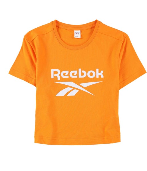 Adidas Womens Crop Two Tone Graphic T-Shirt Carousel 1