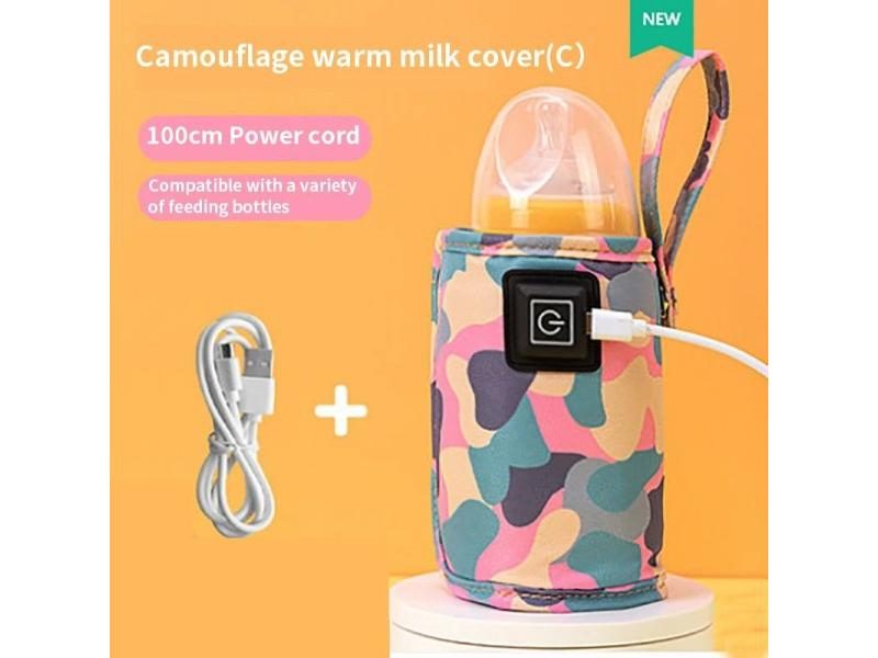 Bottle Warmer Multi Functional Bottle Heater Portable Adjustable USB Insulated Carousel 1
