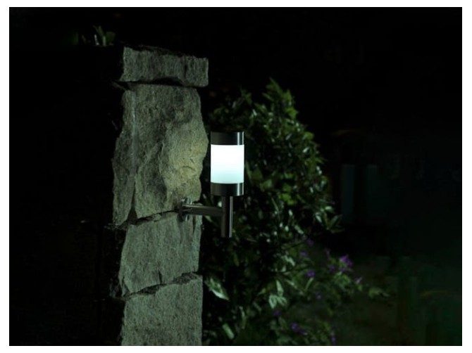 Solar Outdoor Tube Wall Light Carousel 2