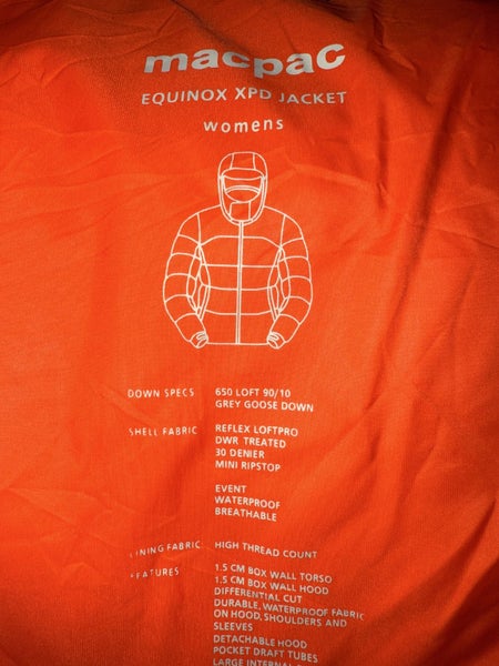 Macpac Down Equinox Jacket62935702100610112