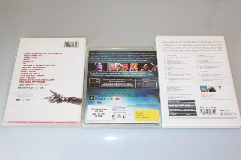 Michael Jackson / Elton John – Music Legends DVD & Blu-ray Bundle (3 Discs) Carousel 2