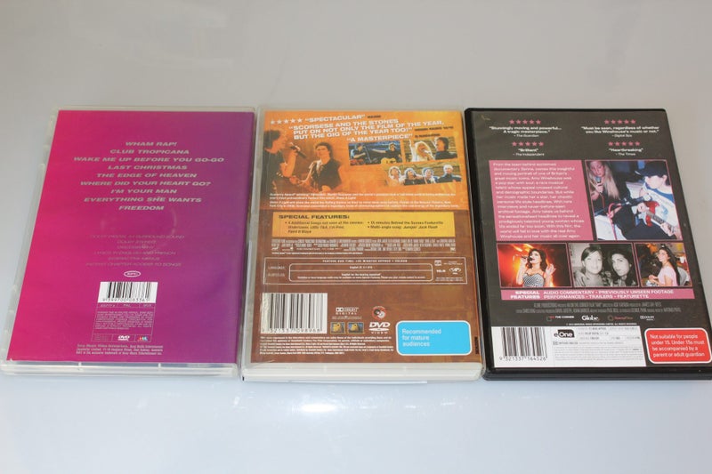 Wham! / Rolling Stones / Amy Winehouse – Music & Documentary DVD Bundle Carousel 2