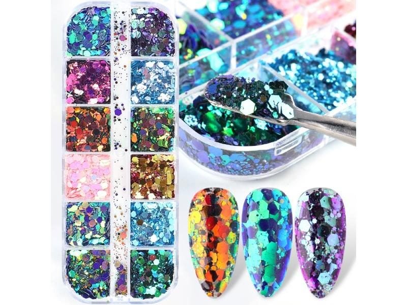 Nail Powder Nail Glitter Carousel 1