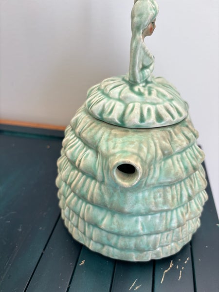 Mid Century 1950s Crinoline Lady Teapot62930692483203113