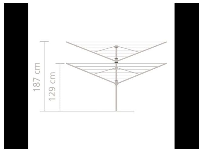 Brabantia Lift-O-Matic Rotary Clothesline Airer 6… Carousel 9