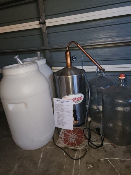 30L Copper head still with brewing barrels62863852266881113