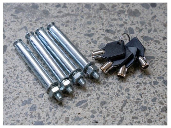 Parking Barrier Bollard Graphite Carousel 6