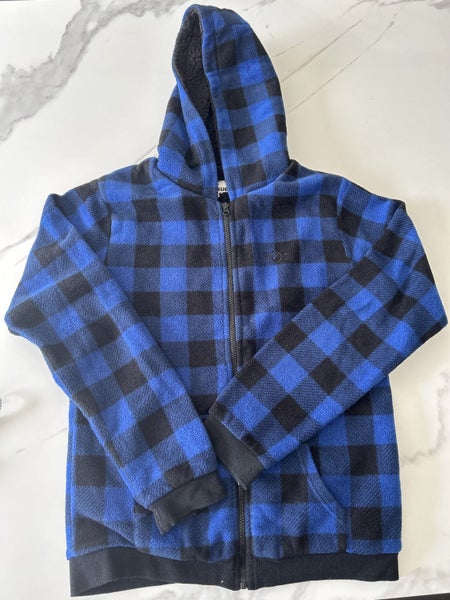 No Issue blue and black check jacket - size 16 Carousel 1