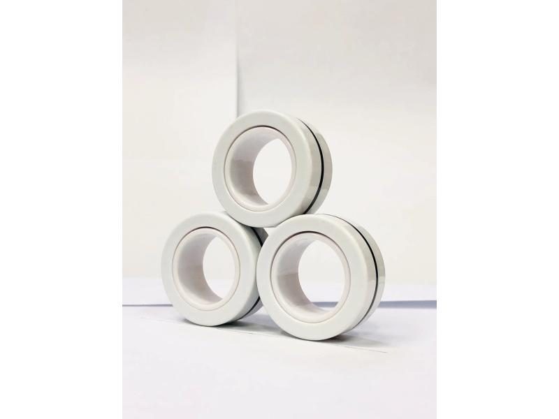 3pcs Finger Magnetic Rings Colorful Fidget Toy Set Adult Magnets Spinner Rings Carousel 1
