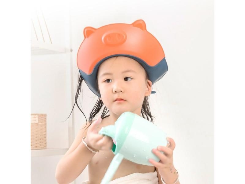 1 Piece Of Baby Shampoo Shower Cap To Wash Hair Soft Pp Material Adjustable Carousel 2