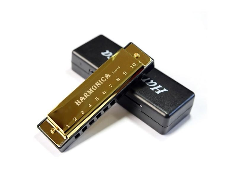 Harmonica 10 Holes Harp 20 C Tone Diatonic Harp Key C Blues Jazz Band Mouth Carousel 1