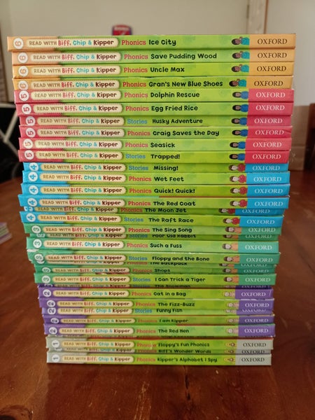 Oxford Biff, Chip and Kipper learn to read phonics and stories collection62854322952449113