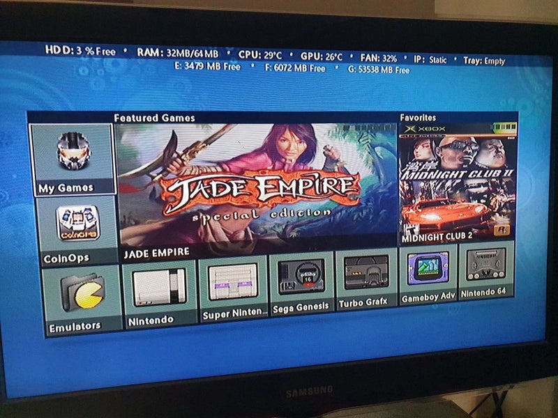 XBOX OG modded 2TB drive Carousel 1