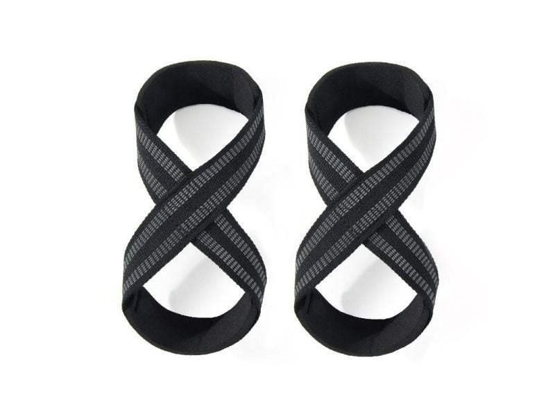 Figure 8 Weight Lifting Straps DeadLift Strap For Powerlifting Weightlifting Carousel 1