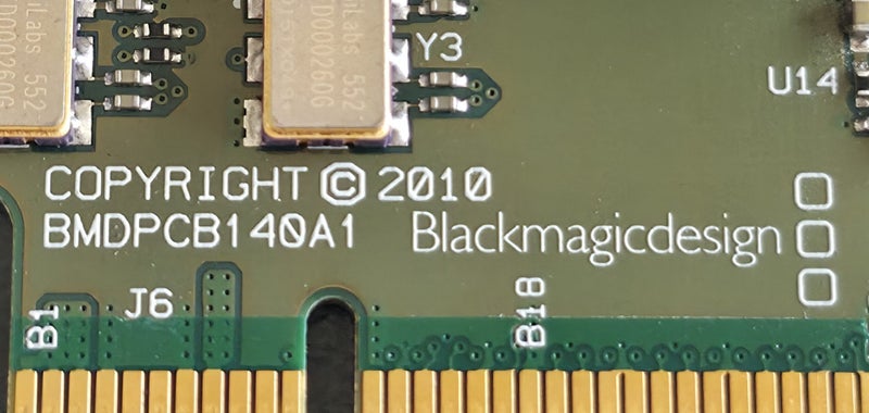 Blackmagic Design BMDPCB140A1 Decklink HD Extreme 3D+ Capture Card Carousel 2