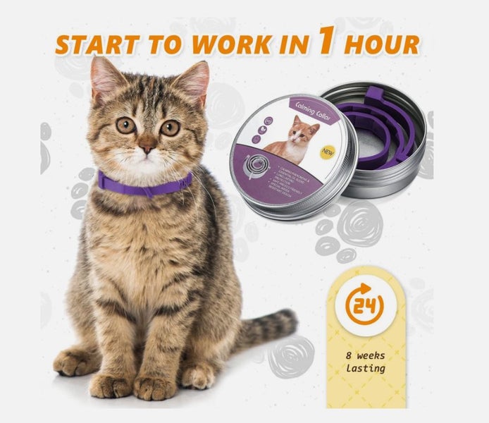 Calming Collar for Cats 38cm 4PCS Carousel 4