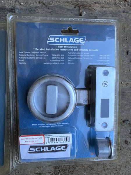 3 x Schlage Round Passage Sliding Cavity Door Set Carousel 2