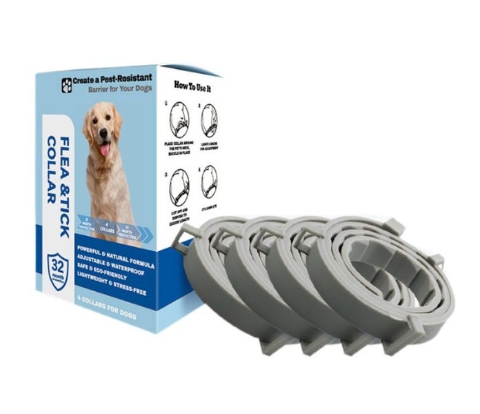 Flea Tick Collar for Dogs 4PCS Carousel 1