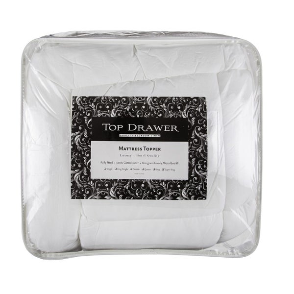 Microfibre Mattress Topper by Top Drawer Carousel 1