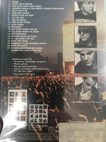 BON JOVI - THE CRUSH TOUR Carousel 2