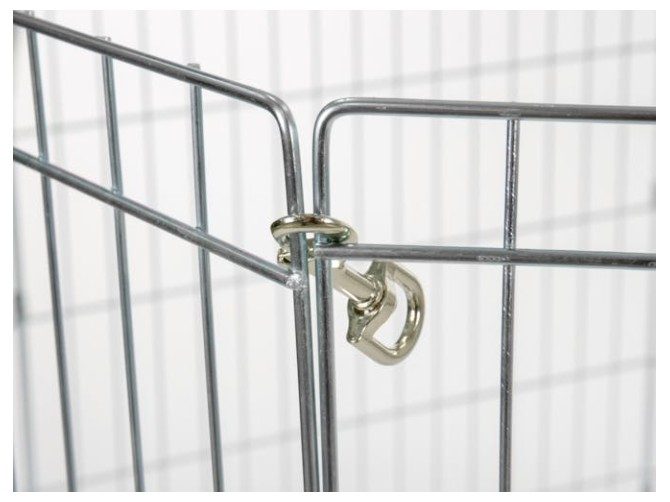 DOG PEN EXERCISE 76cm (H) Strong Medium 8 Panel Carousel 2