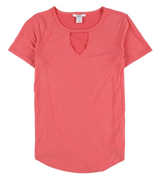 bar III Womens Keyhole Basic T-Shirt, NWT Carousel 1