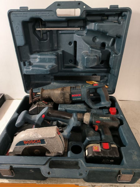 **$1 RESERVE**BOSCH TOOL KIT *DRILL DOES NOT WORK, NICD BATTERY*#A2145002-1 Carousel 1