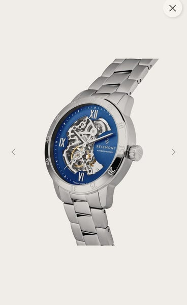 Siezmont Dante ll Silver-tone Skeleton Watch62863231955331111