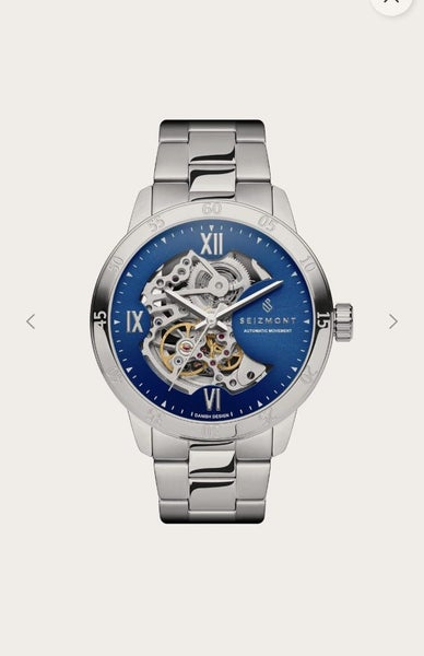 Siezmont Dante ll Silver-tone Skeleton Watch62863231955331118