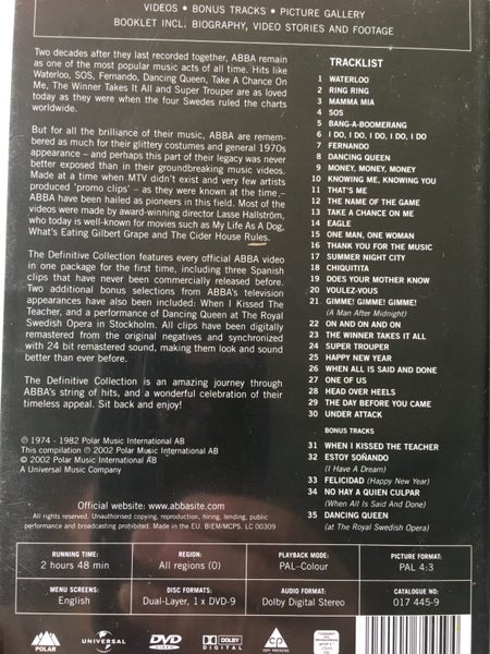 ABBA - The Definitive Collection ( 35 Videos )62984192697217111