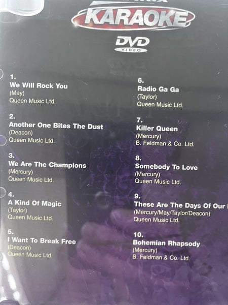KARAOKE - THE SONGS OF QUEEN62973869503106112