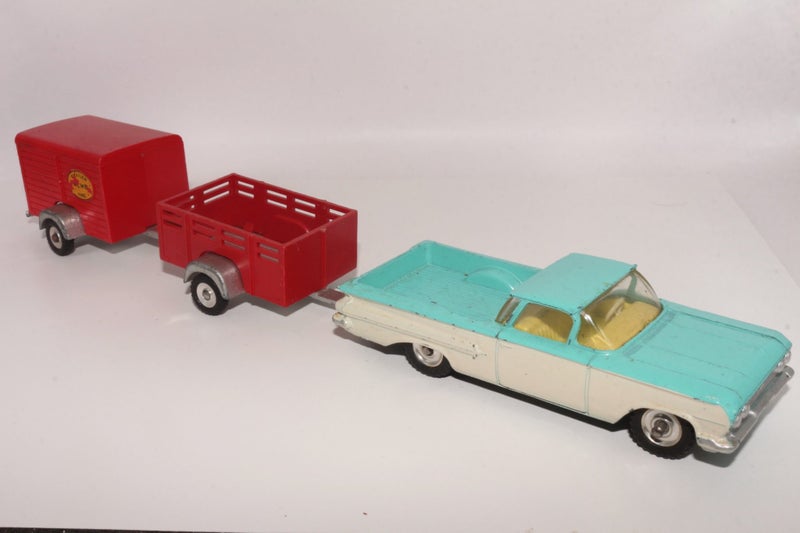 Dinky Toy - One of Many I'm Listing- 448 - Chevrolet Impala Pick Up and Trailers Carousel 1