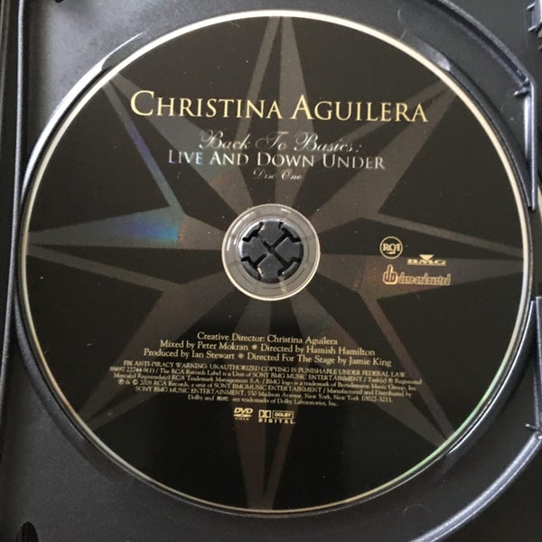 CHRISTINA AGUILERA - Back to Basics Live and Down Under (2 DVD Set)62988861595521112