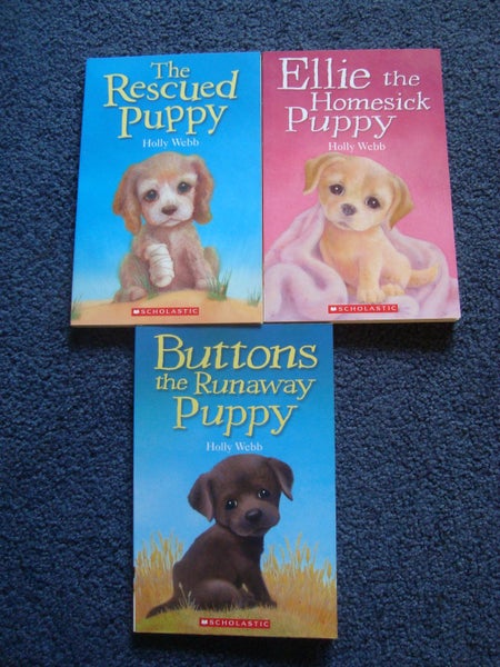 3 Books by Holly Webb (The Rescued Puppy, Ellie the Homesick Puppy, Buttons...) Carousel 1