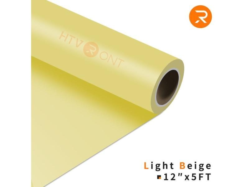 HTVRONT 12inX 5ft/30x152cm PU Elastic Heat Transfer Vinyl Roll For Clothing Carousel 1
